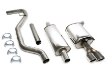 Saab 9-3 YS3F Aero = 2003 -2005, / 2003 - Rostfritt Sportavgassystem Catback TA Technix